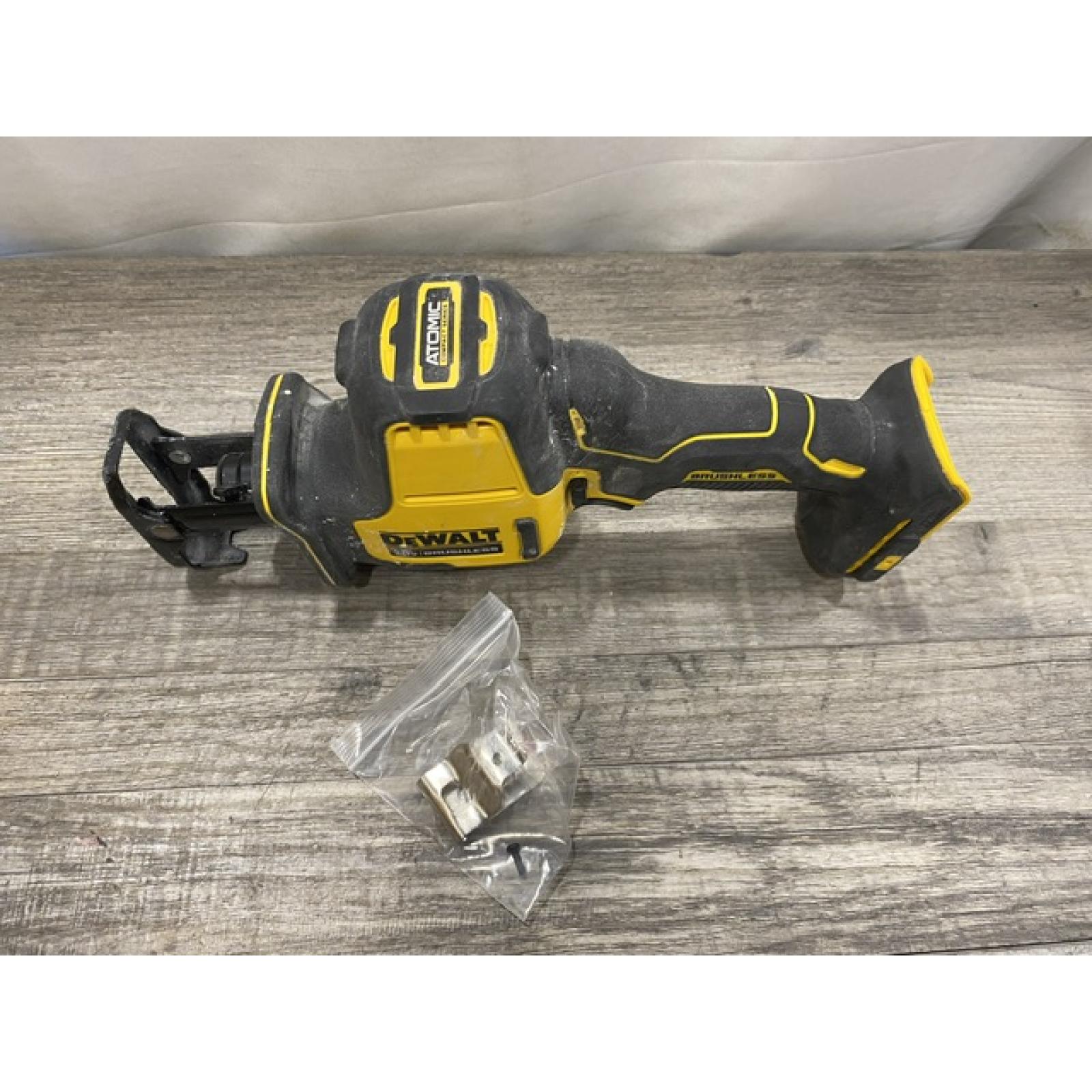 AS-IS DEWALT ATOMIC 20V MAX Cordless Brushless Compact Reciprocating Saw (Tool Only)