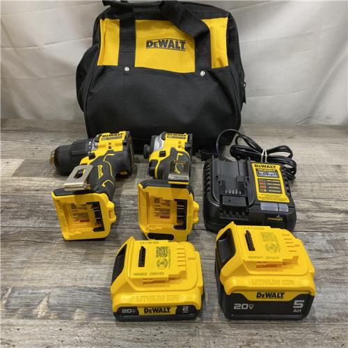 AS-IS DEWALT ATOMIC 20V MAX Lithium-Ion Cordless 2-Tool Combo Kit