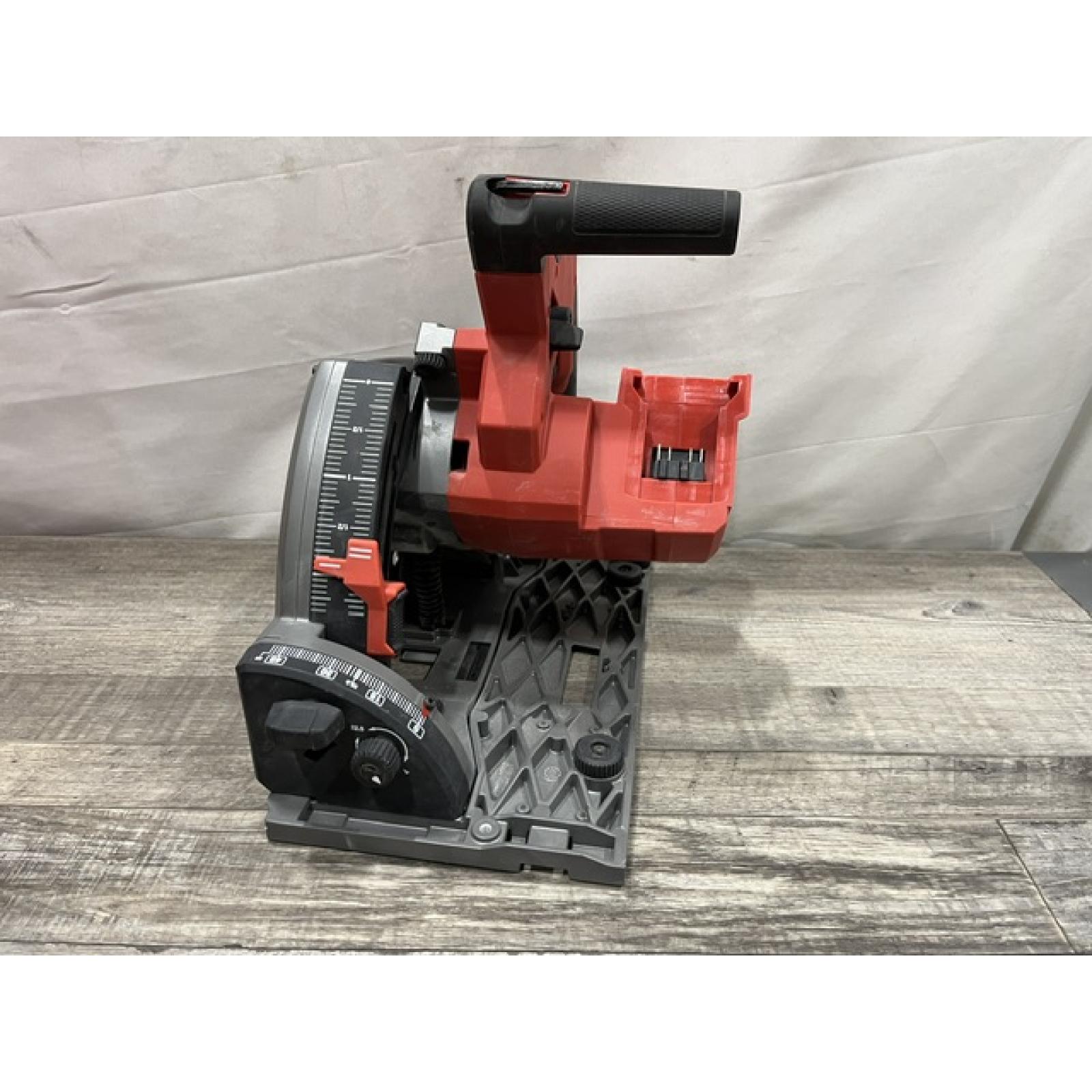AS-IS Milwaukee FUEL 18V Lithium-Ion Cordless Brushless 6-1/2 in. Plunge Cut Track Saw (Tool-Only)