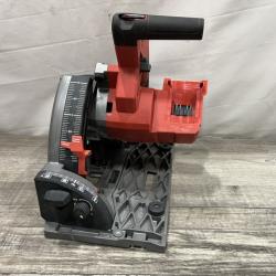 AS-IS Milwaukee FUEL 18V Lithium-Ion Cordless Brushless 6-1/2 in. Plunge Cut Track Saw (Tool-Only)