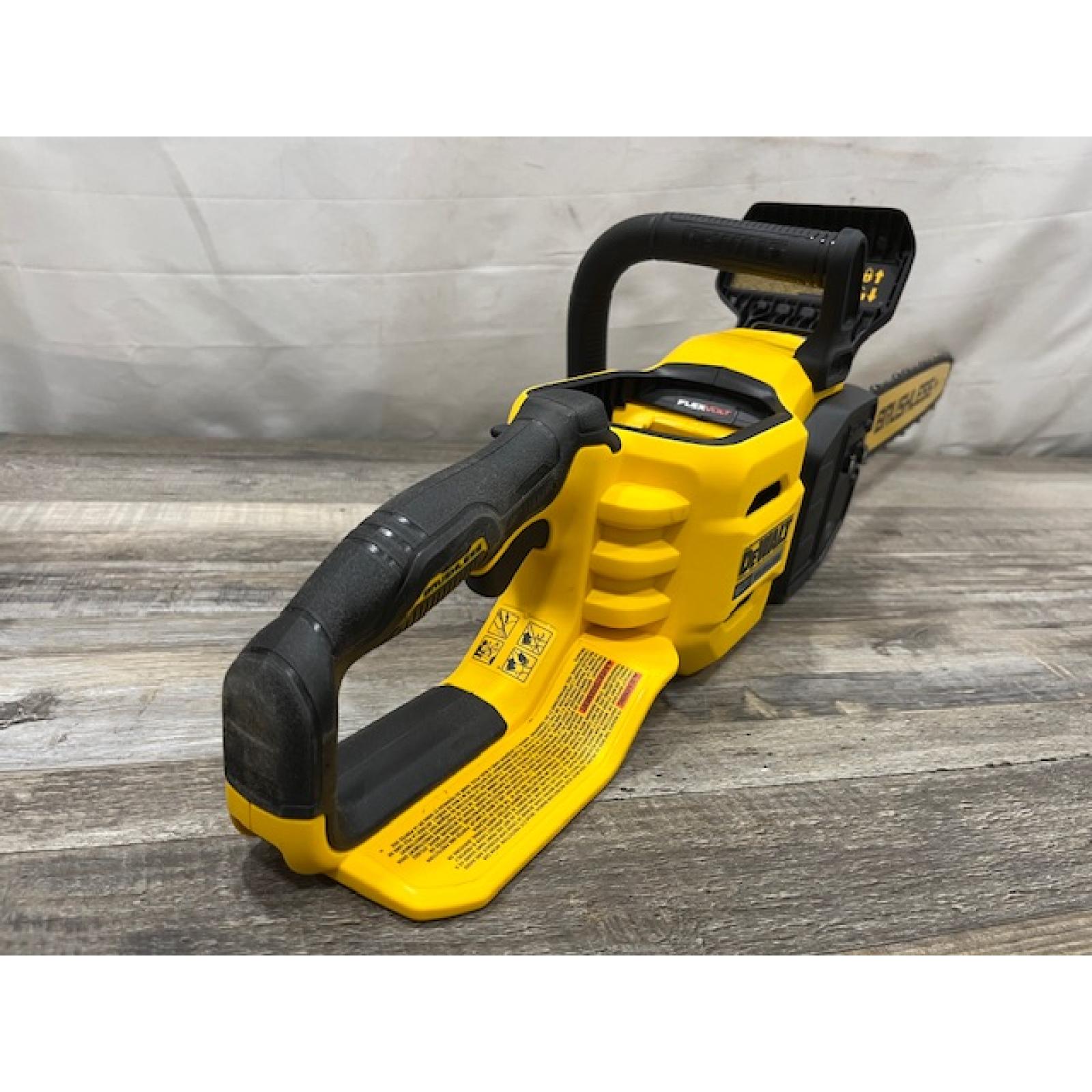 AS-IS DEWALT DCCS672B FLEXVOLT 60V MAX Brushless Cordless 18 Chainsaw (Tool Only)