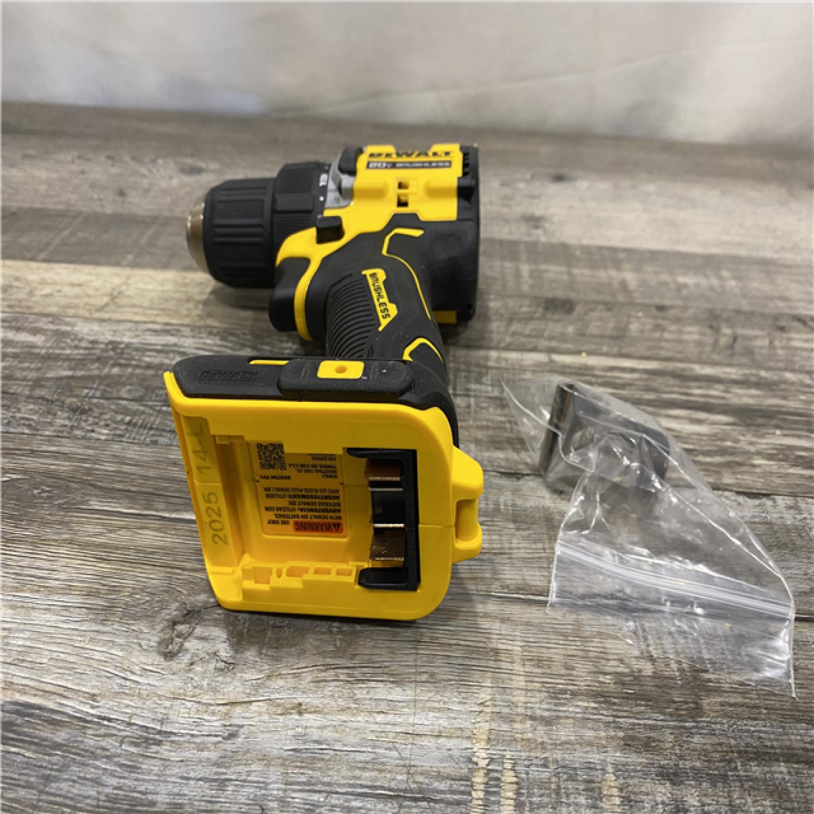 AS-IS DEWALT ATOMIC 20-Volt MAX Brushless Cordless 1/2 in. Drill Driver (Tool-Only)