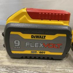 AS-IS DEWALT 20V/60V MAX FLEXVOLT Lithium-Ion 9.0Ah Battery and Charger Starter Kit