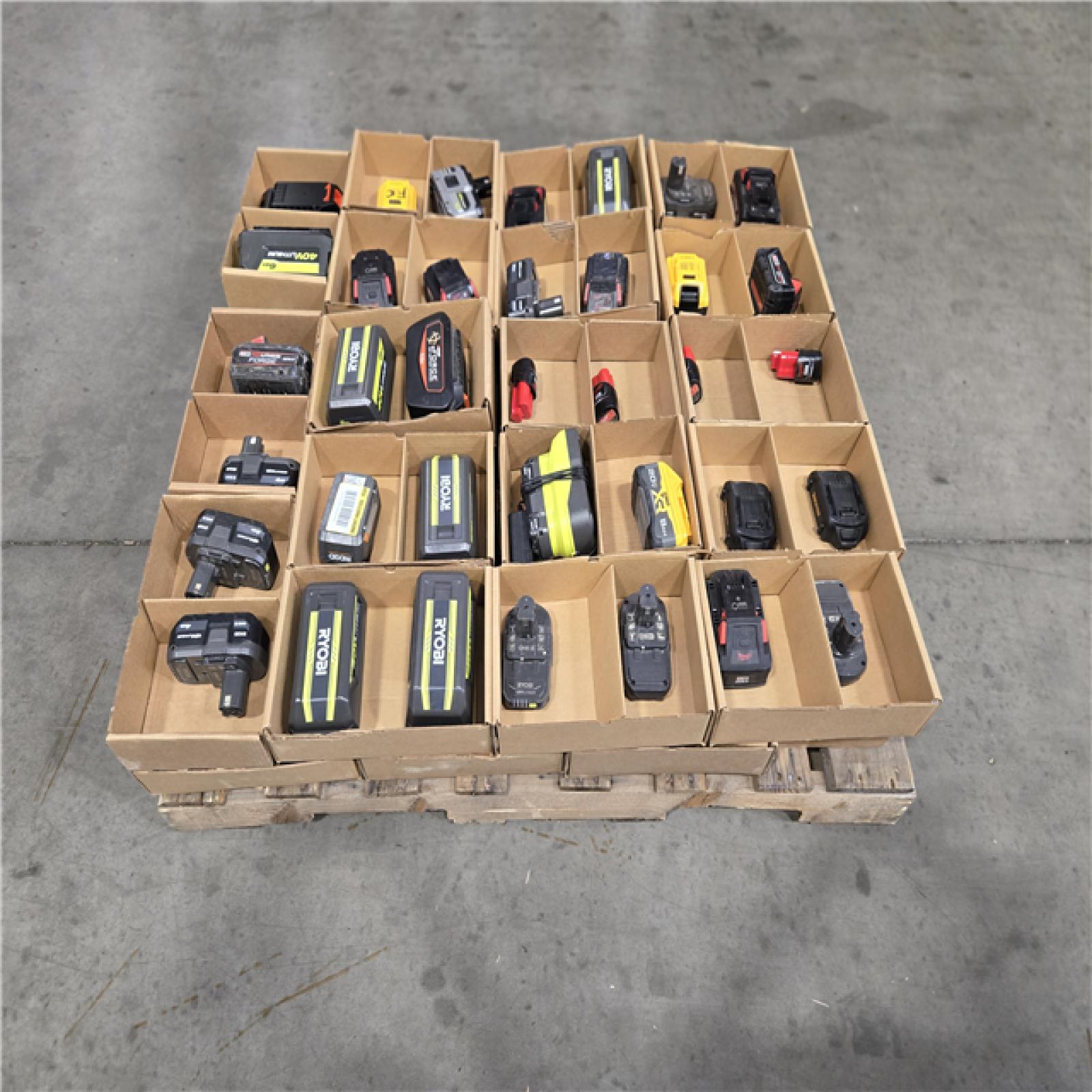 DALLAS LOCATION- AS-IS BATTERY PALLET