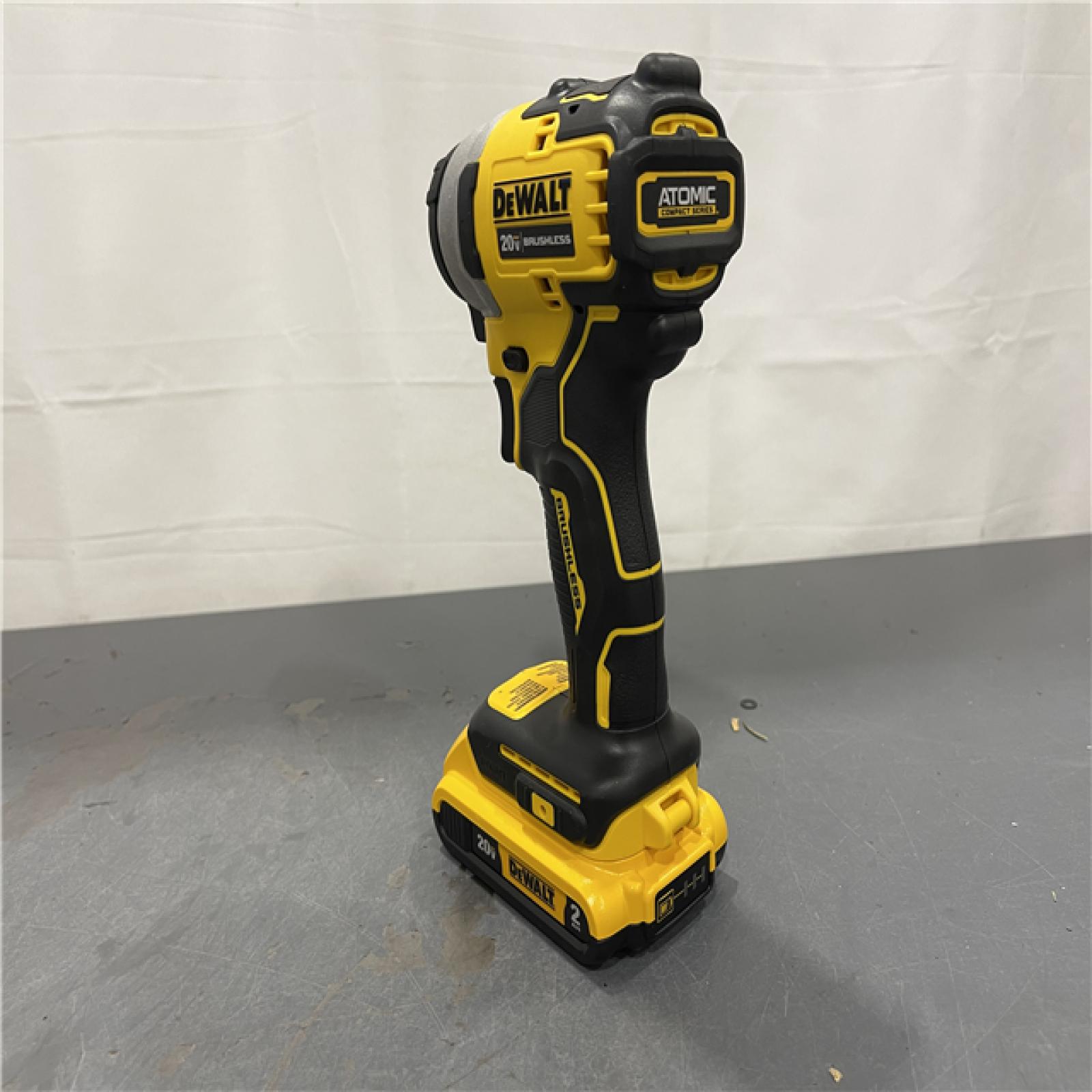 AS-IS - DeWALT ATOMIC 20V Max Lithium-Ion Brushless Cordless Compact 1/4 in. Impact Driver Kit