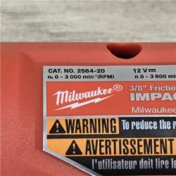 AS-IS Milwaukee 2564-20 M12 FUEL 12V Cordless 3/8 in. Right Angle Impact Wrench