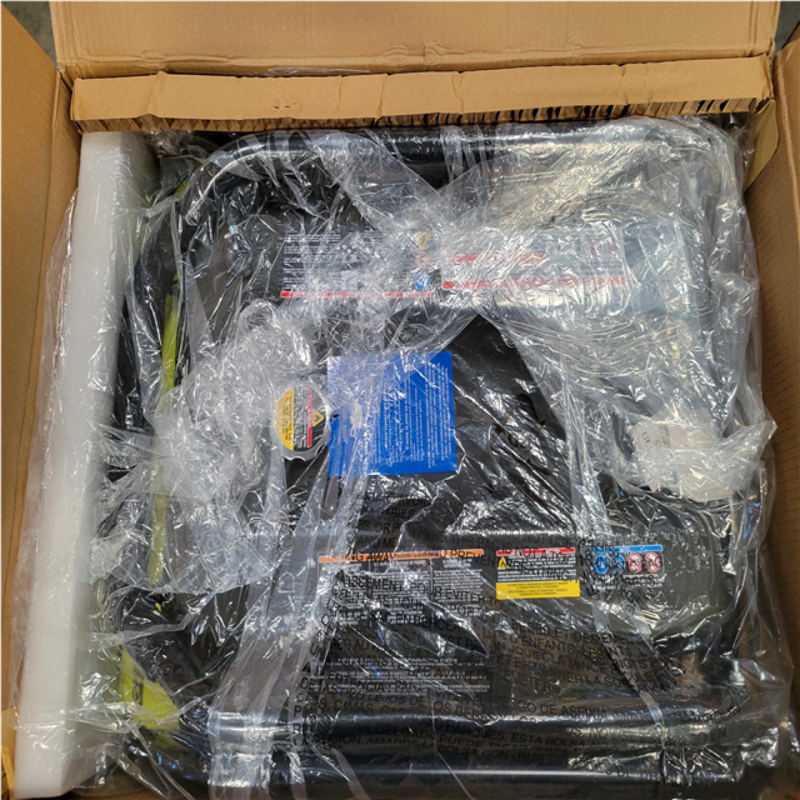 CALIFORNIA AS-IS RYOBI 9 500 STARTING WATT/9 500- RUNNING WATT PORTABLE GENERATOR