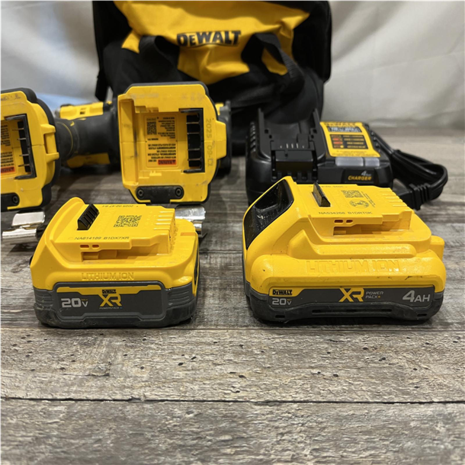 AS-IS DEWALT 20V XR Lithium-Ion Cordless 2-Tool Combo Kit