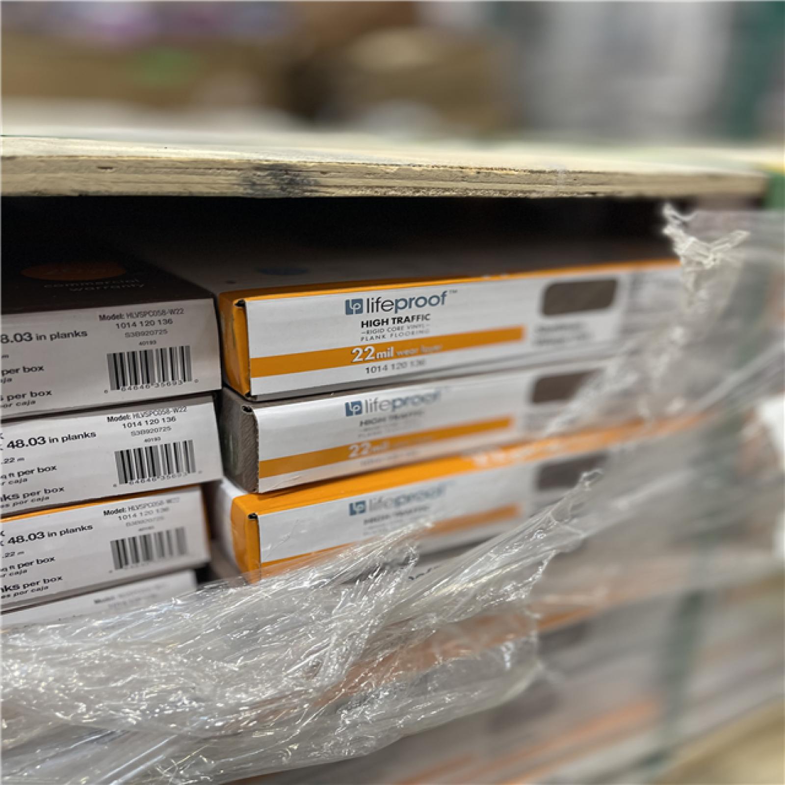 DALLAS LOCATION - Lifeproof Shellman Village Oak 22 MIL x 9 in. W x 48 in. L Click Lock Waterproof Luxury Vinyl Plank Flooring PALLET(30 CASES)