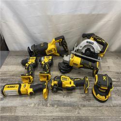 AS-IS DEWALT 20V Lithium-Ion Cordless 8-Tool Combo Kit