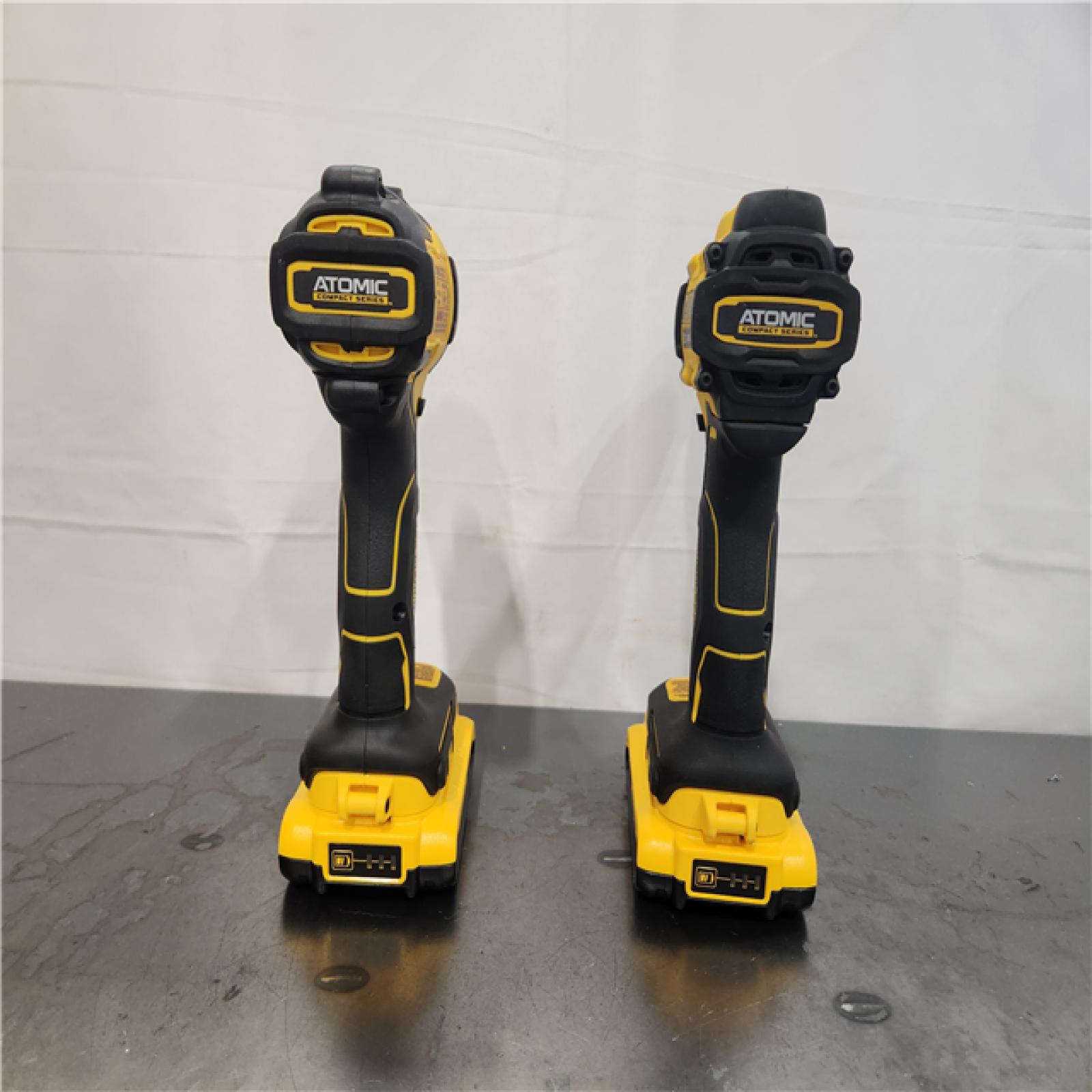 AS-IS- DEWALT ATOMIC 20-Volt MAX Lithium-Ion Cordless Combo Kit