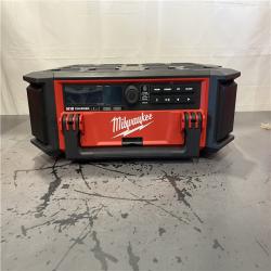 AS-IS- Milwaukee 18V M18 PACKOUT Lithium-Ion Cordless Radio  (Tool Only)