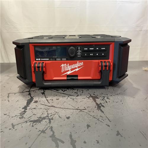 AS-IS- Milwaukee 18V M18 PACKOUT Lithium-Ion Cordless Radio  (Tool Only)