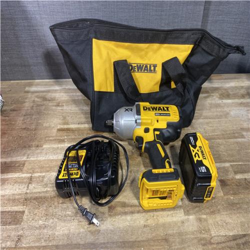 Houston Location AS-IS DEWALT 20V MAX Lithium-Ion Cordless 1/2 in. Impact Wrench Kit