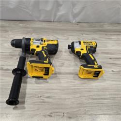 DEWALT 20V MAX Cordless Brushless Hammer Drill/Driver 2 Tool Combo Kit with FLEXVOLT ADVANTAGE