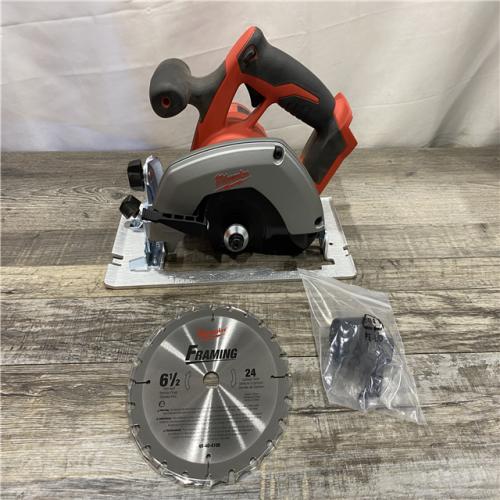 AS-IS Milwaukee 18V Lithium-Ion Cordless 6-1/2 in. Circular Saw (Tool-Only)
