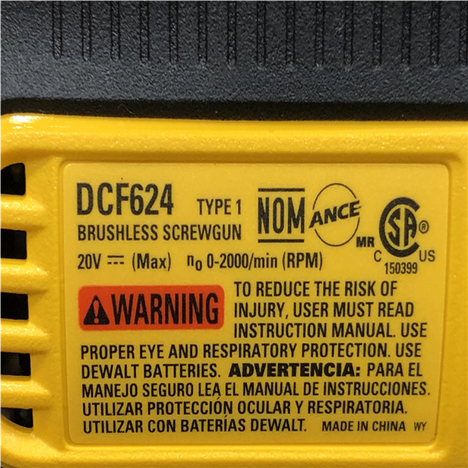 AS-IS DEWALT 20V MAX XR Cordless Brushless Drywall Screw Gun Threaded Clutch Housing (Tool Only)