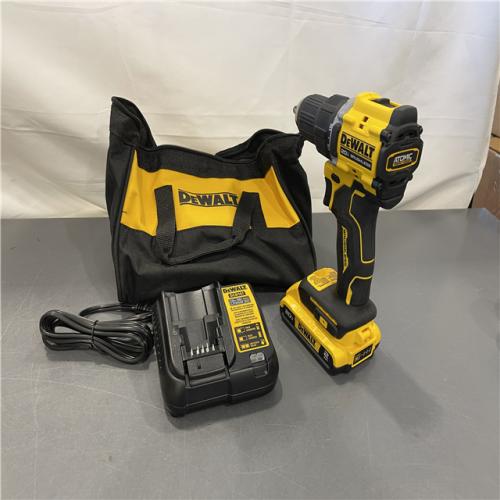 AS-IS - DEWALT ATOMIC COMPACT SERIES 20V MAX* Brushless Cordless 1/2 Drill/Driver Kit
