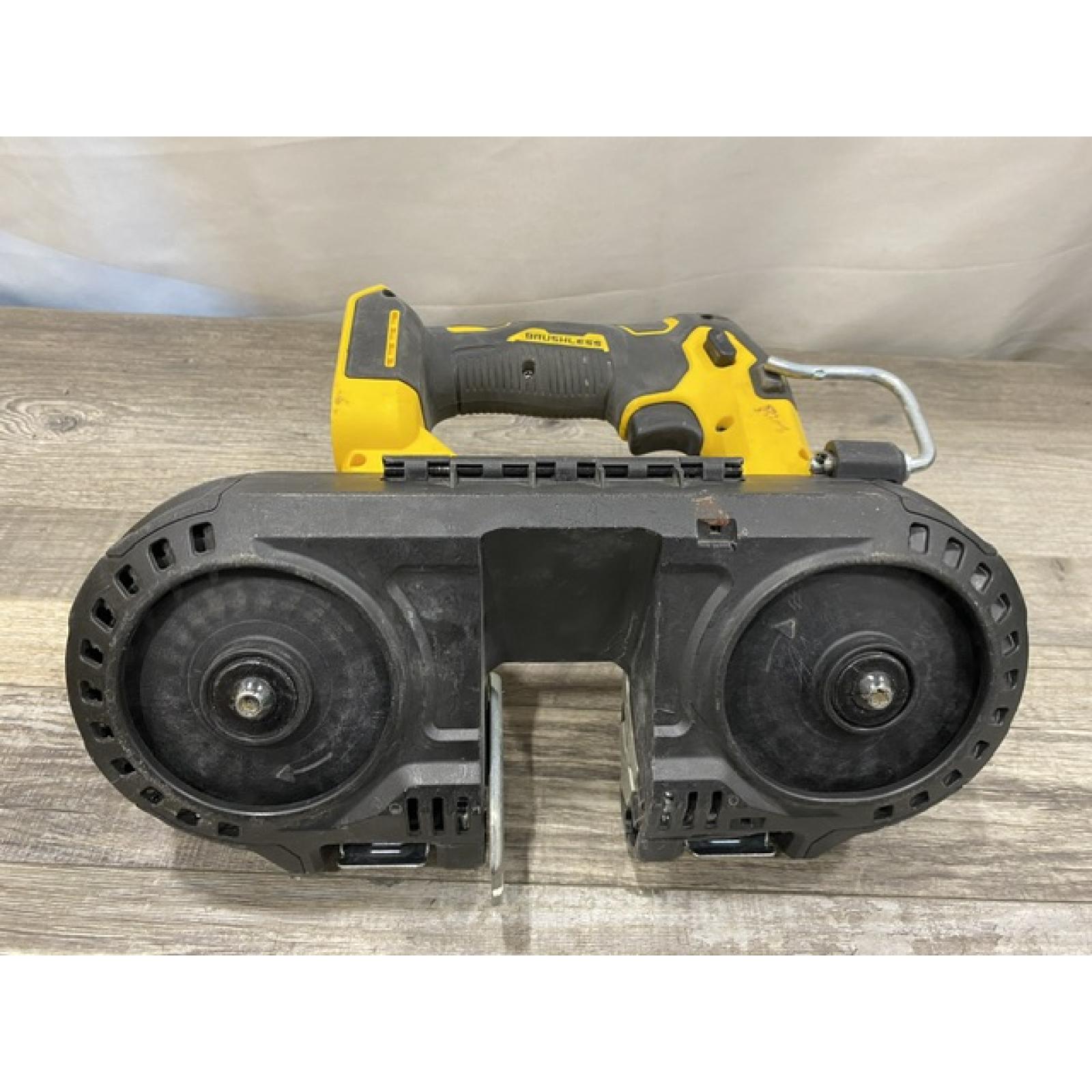 AS-IS DEWALT ATOMIC 20V MAX Cordless Brushless Compact 1-3/4 in. Bandsaw (Tool Only)