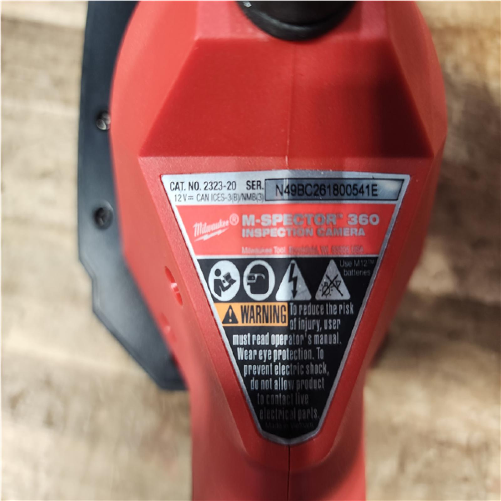 Houston Location AS-IS Milwaukee 12V Lithium-Ion Cordless M-SPECTOR 360-Degree 4 ft. Inspection Camera Kit