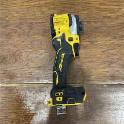 AS-IS DEWALT ATOMIC 20V MAX Lithium-Ion Cordless 1/4 in. Brushless Impact Driver Kit, 5 Ah Battery, Charger, and Bag