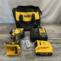 AS-IS DEWALT Atomic 20V Max Lithium-Ion Brushless Cordless Compact 1/4 in. Impact Driver Kit