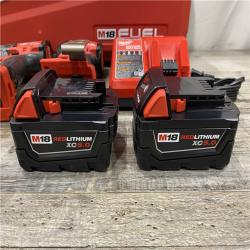 LIKE NEW - Milwaukee FUEL 18V Lithium-Ion Brushless Cordless Hammer Drill and Impact Driver Combo Kit
