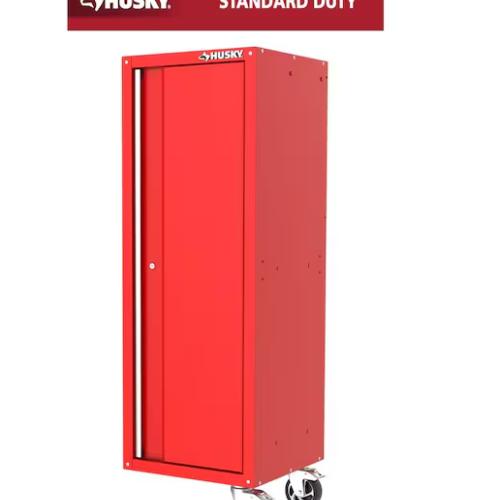 DALLAS LOCATION - Husky Modular 20 in. W x 20 in. D Standard Duty 3-Shelf Red Rolling Side Tool Chest (2 UNITS)