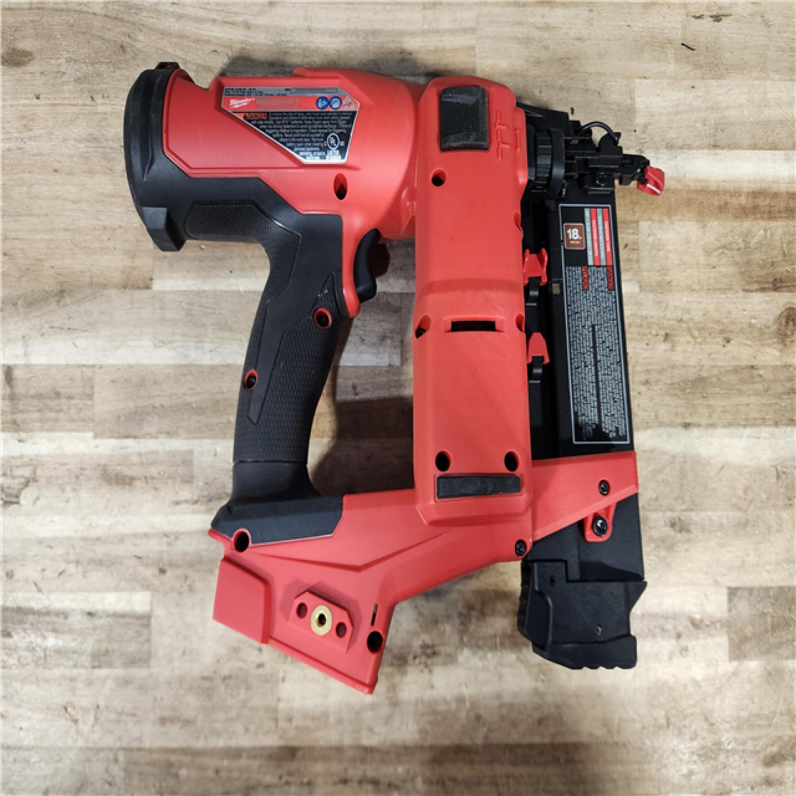 HOUSTON LOCATION - AS-IS Milwaukee FUEL 18-Volt Lithium-Ion Brushless Cordless Gen II 18-Gauge Brad Nailer (Tool-Only)
