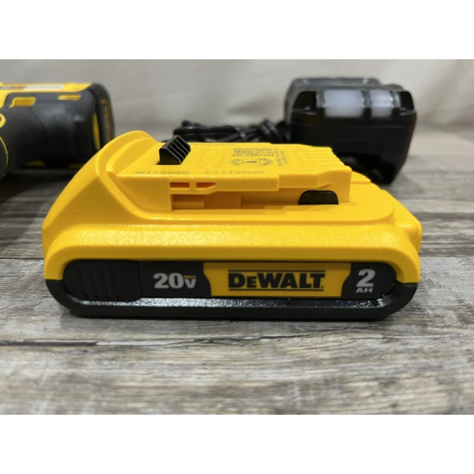 AS-IS DEWALT 20V MAX Lithium-Ion Brushless Cordless 1/4 in. Impact Driver Kit