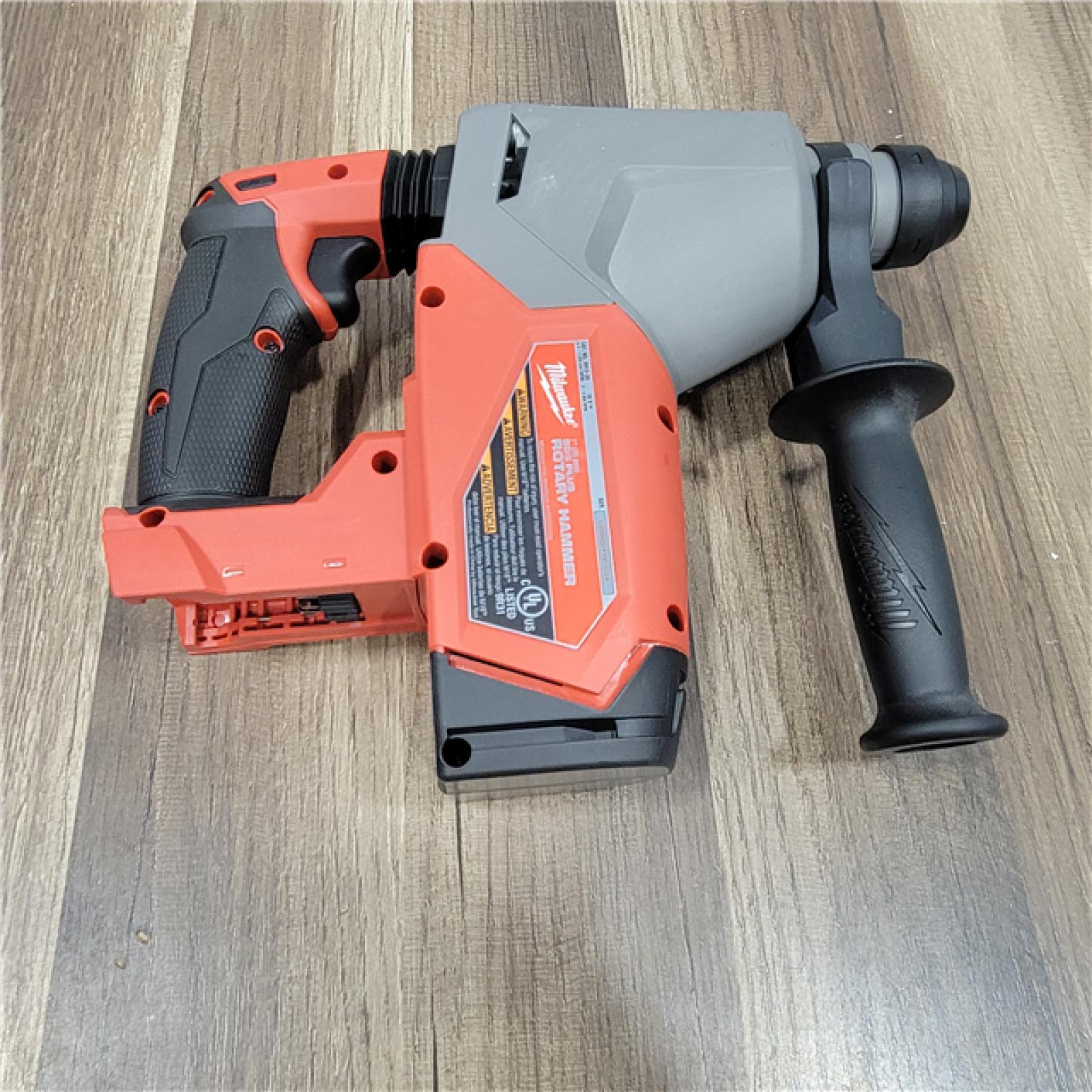 AS-IS Milwaukee M18 FUEL 18V Lithium-Ion Brushless Cordless 1 in. SDS-Plus Rotary Hammer (Tool-Only)
