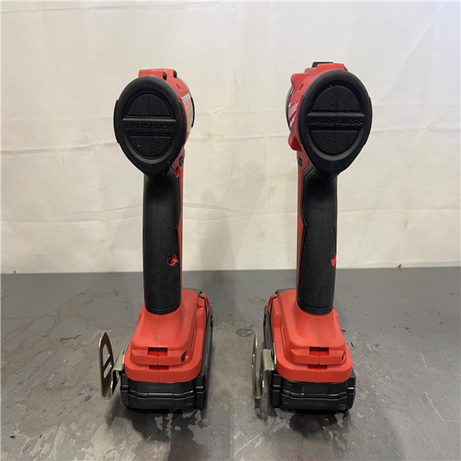 AS-IS- Milwaukee M18 Compact Brushless 2-Tool Combo Kit