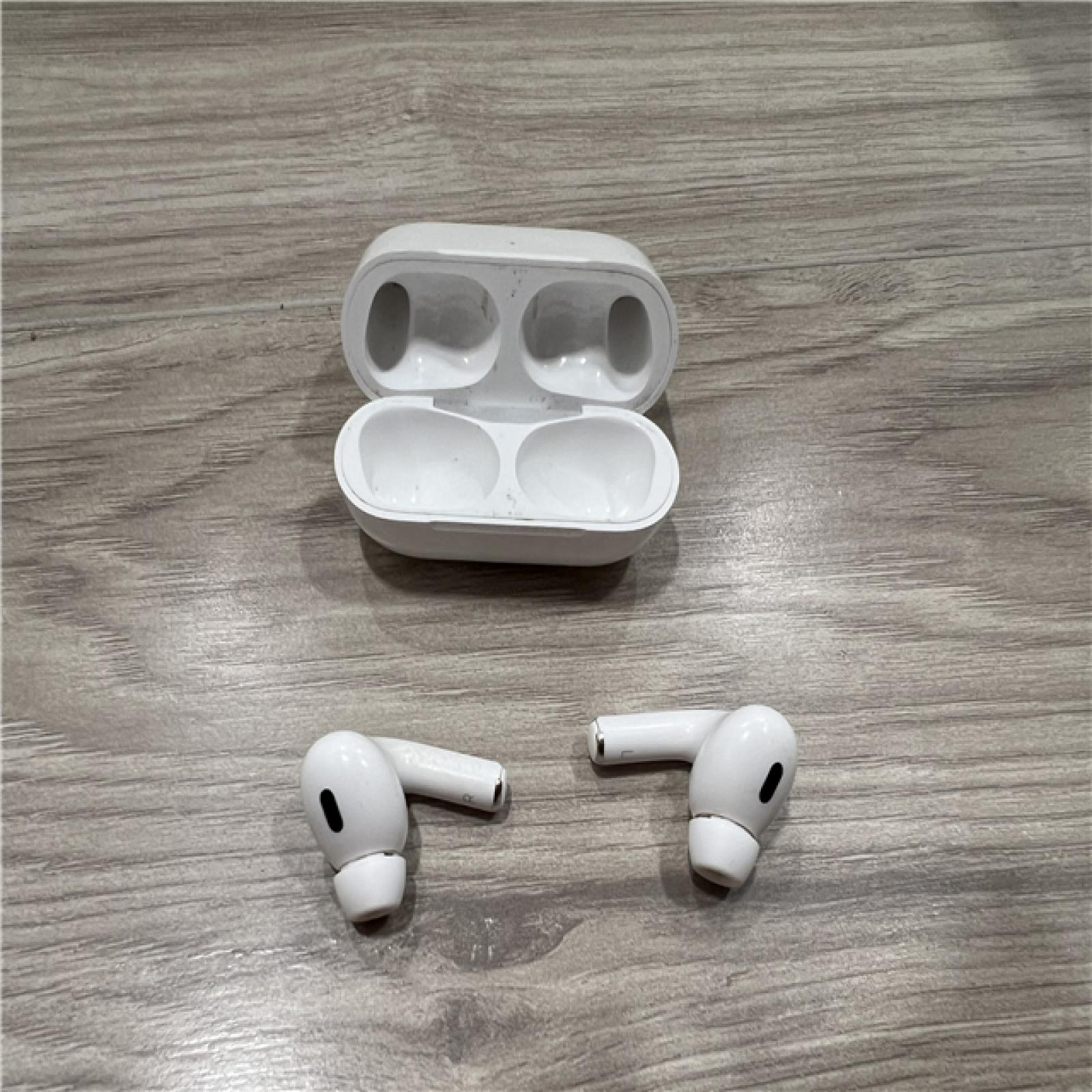 AS-IS Apple AirPods Pro (2nd Generation) with the USB-C MagSafe Charging Case
