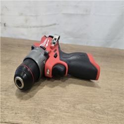 AS-IS Milwaukee FUEL 12-Volt Lithium-Ion Brushless Cordless Hammer Drill and Impact Driver Combo Kit