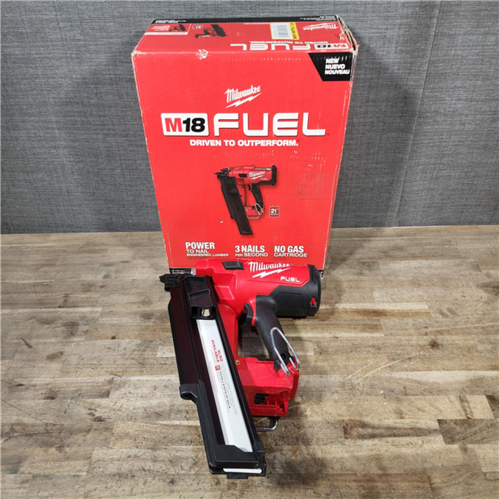 HOUSTON LOCATION - AS-IS (APPEARS LIKE NEW) Milwaukee 2744-20 M18 FUEL 3-1/2 in. 18V 21-Degree Lithium-Ion Brushless Cordless Framing Nailer (Tool-Only)