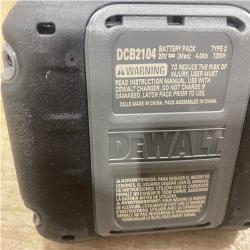 AS-IS DEWALT 20V MAX Lithium-Ion Starter Kit with 4.0 Ah and 5.0 Ah Batteries and Charger