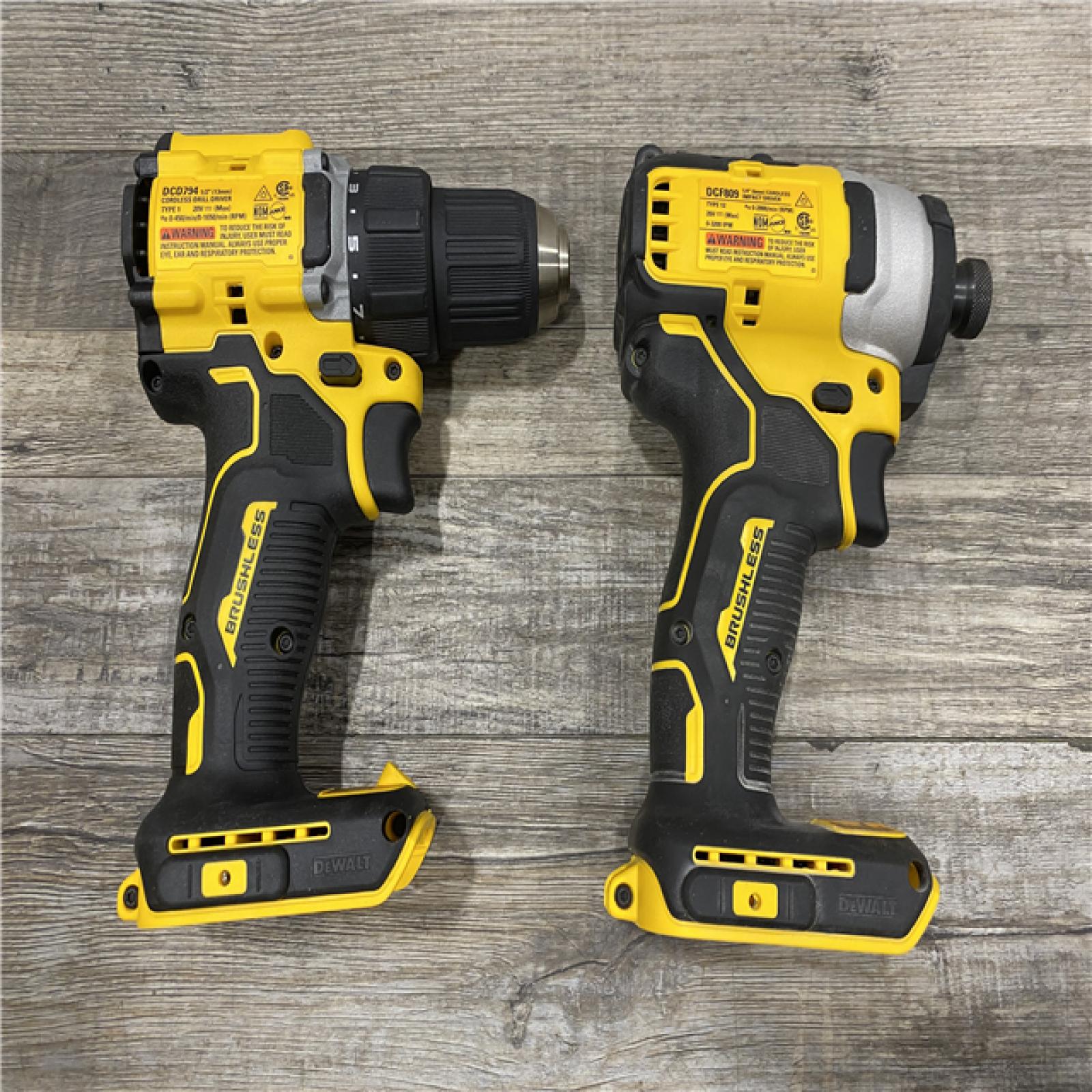 AS-IS DEWALT ATOMIC 20-Volt MAX Lithium-Ion Cordless Combo Kit