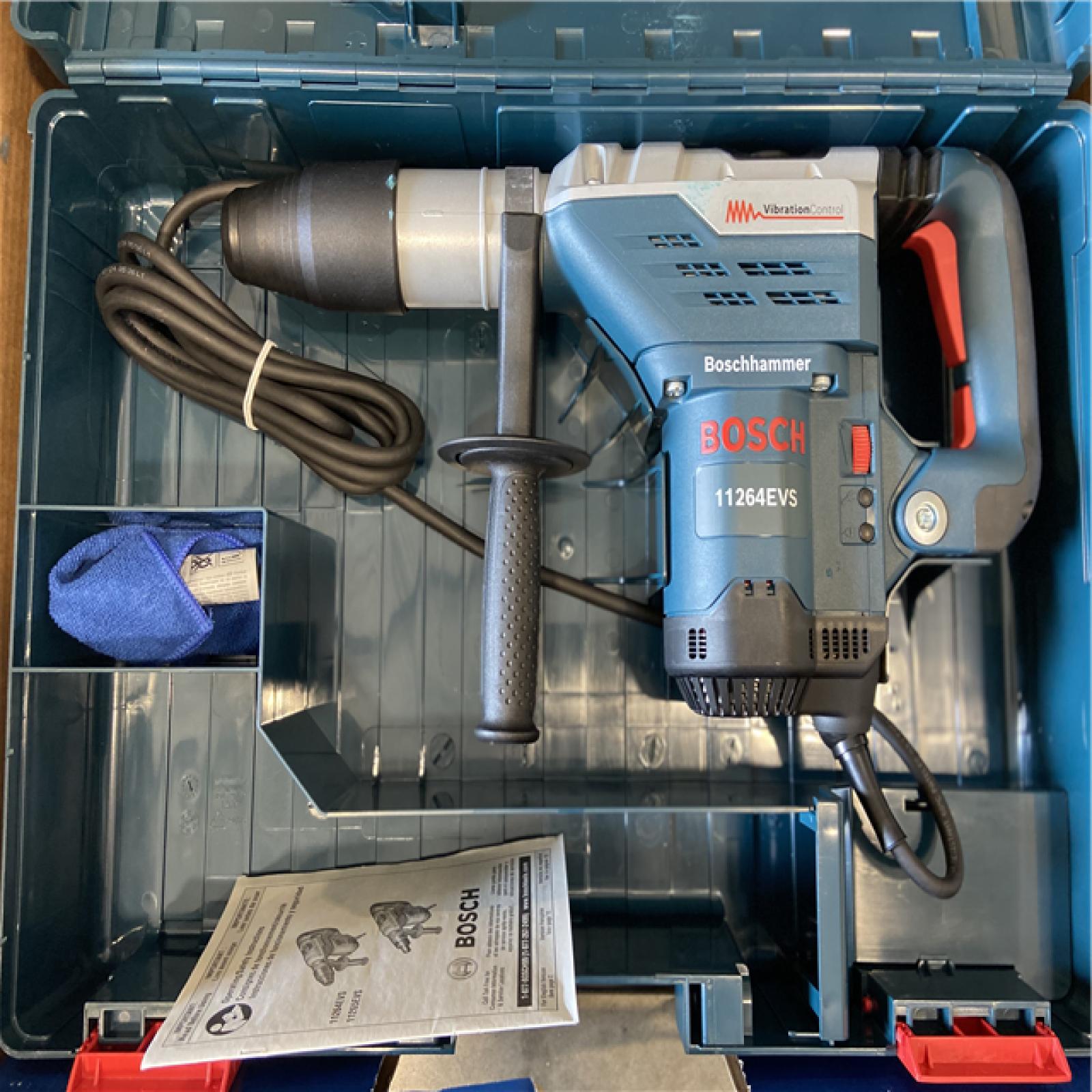 NEW! - Bosch 13 Amp Corded 1-5/8 in. SDS-max Variable Speed Rotary Hammer Drill with Auxiliary Side Handle and Carrying Case