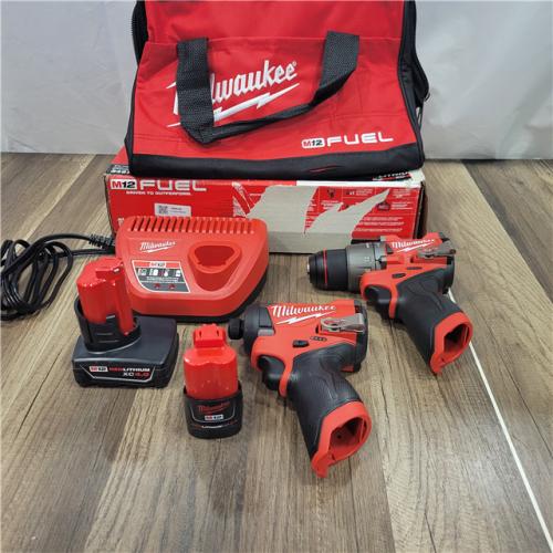 AS-IS Milwaukee V Brushless Hammer Drill and Impact Driver Combo Kit