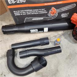 Houston location- AS-IS Echo 25.4cc Shred 'N' Vac Hand Held Leaf Blower Vacuum