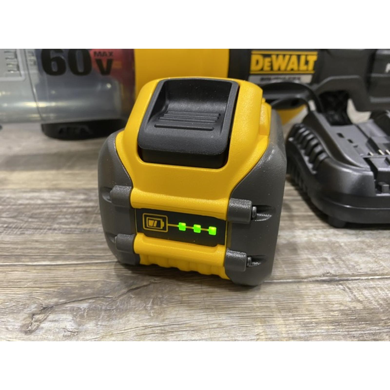 AS-IS DEWALT FLEXVOLT 60V MAX 125 MPH 600 CFM Brushless Cordless Battery Powered Blower Kit