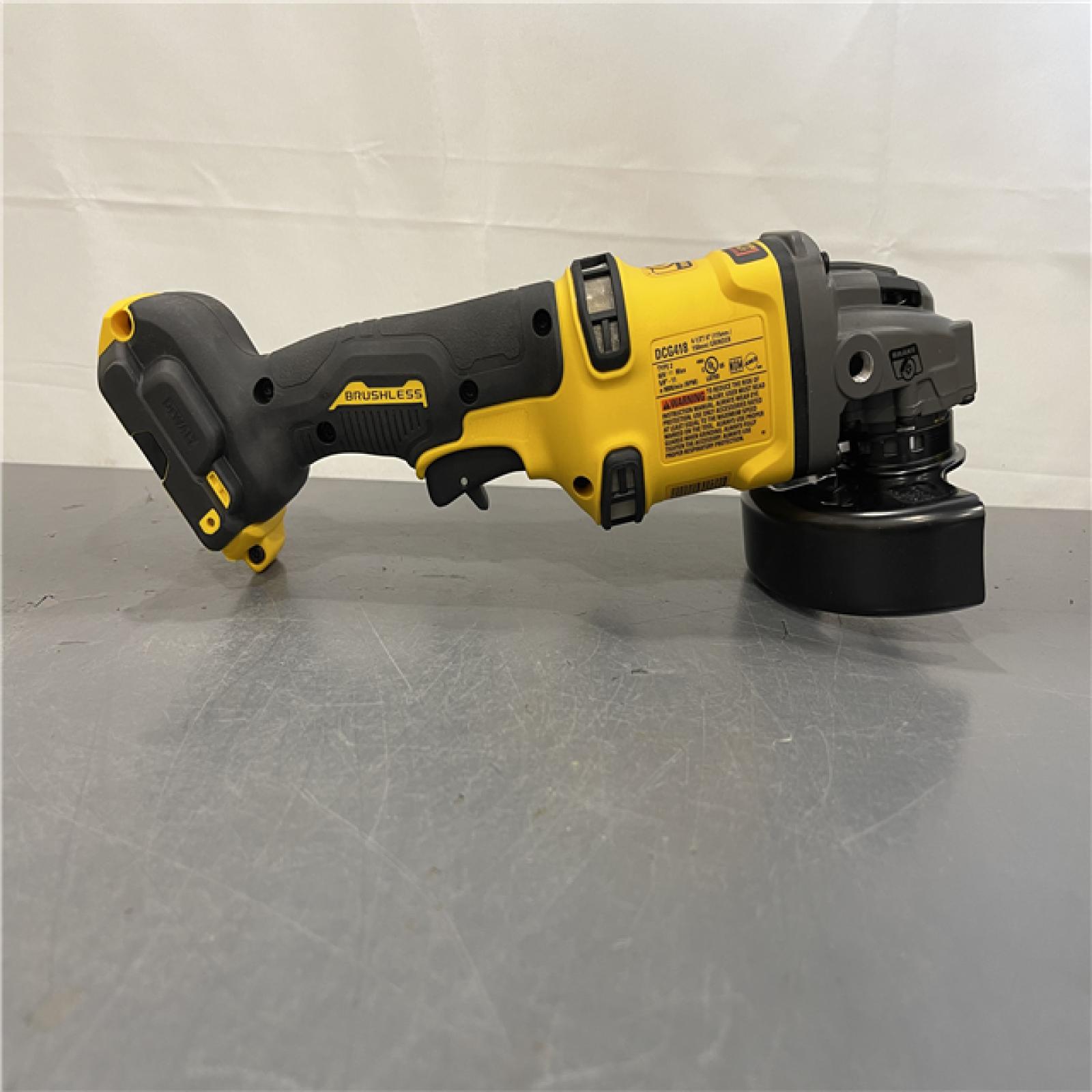 AS-IS - DEWALT 60V MAX Cordless Brushless 4.5 in. to 6 in. Small Angle Grinder with Kickback Brake