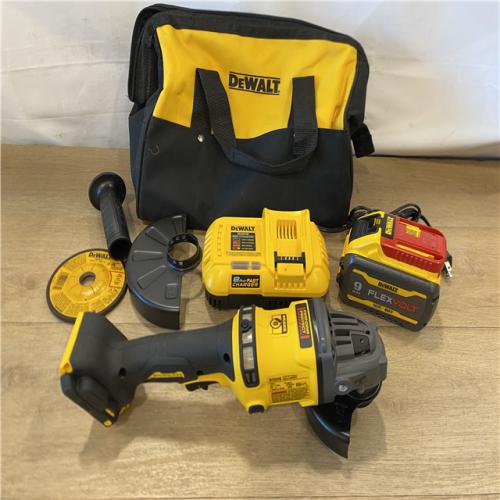 AS-IS DEWALT FLEXVOLT 60-Volt MAX Brushless 4-1/2 in. - 6 in. Cordless Grinder with Kickback Brake Kit (D)