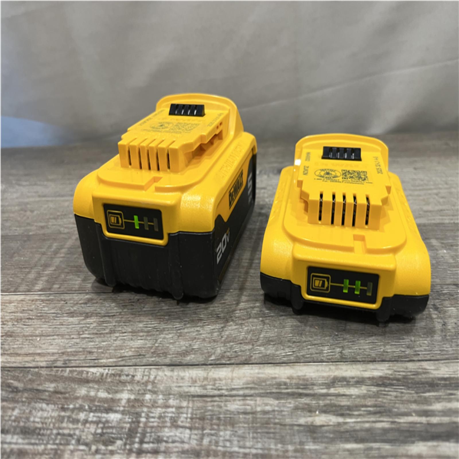 AS-IS DEWALT 20V MAX Lithium-Ion Battery Kit with 5.0Ah and 2.0Ah Battery and Charger
