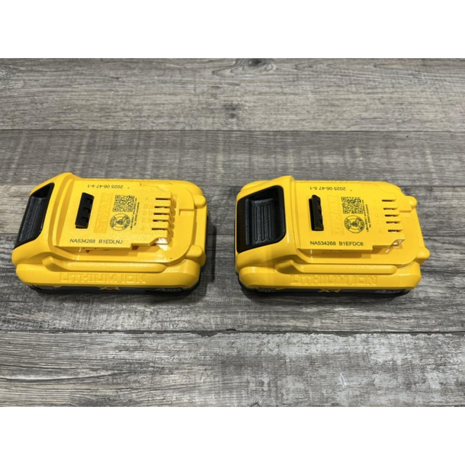 AS-IS DEWALT 20V MAX XR Lithium-Ion 4.0 Ah Battery Packs (2-Pack)