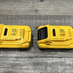 AS-IS DEWALT 20V MAX XR Lithium-Ion 4.0 Ah Battery Packs (2-Pack)