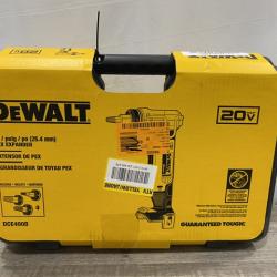 NEW - DEWALT 20V MAX Cordless 1 in. PEX Expansion Tool Kit
