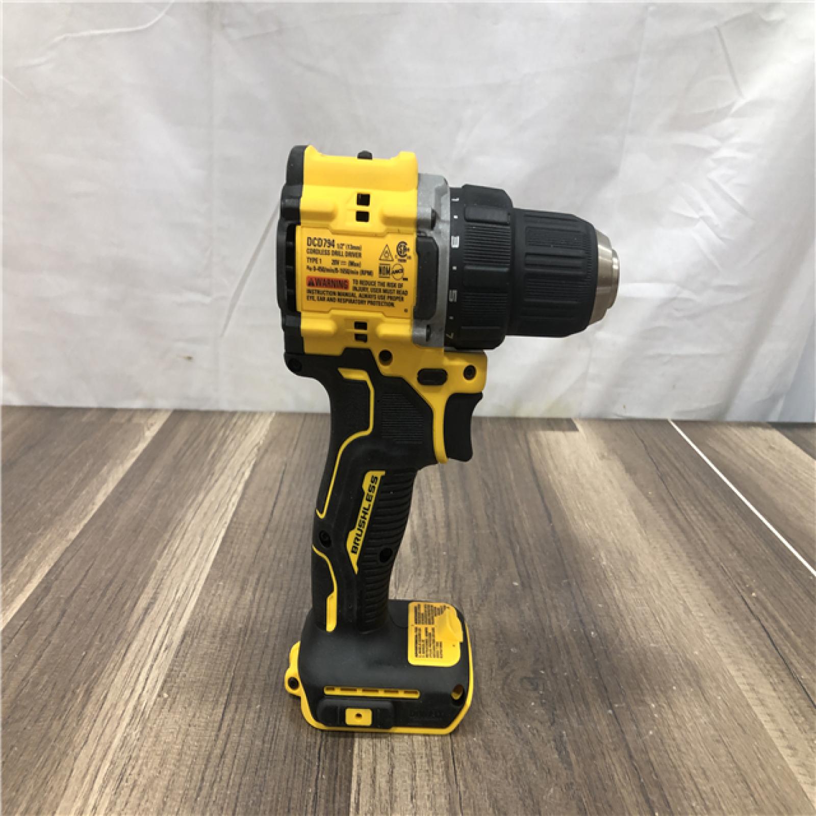 AS-IS DEWALT ATOMIC 20-Volt MAX Brushless Cordless 1/2 in. Drill Driver (Tool-Only)