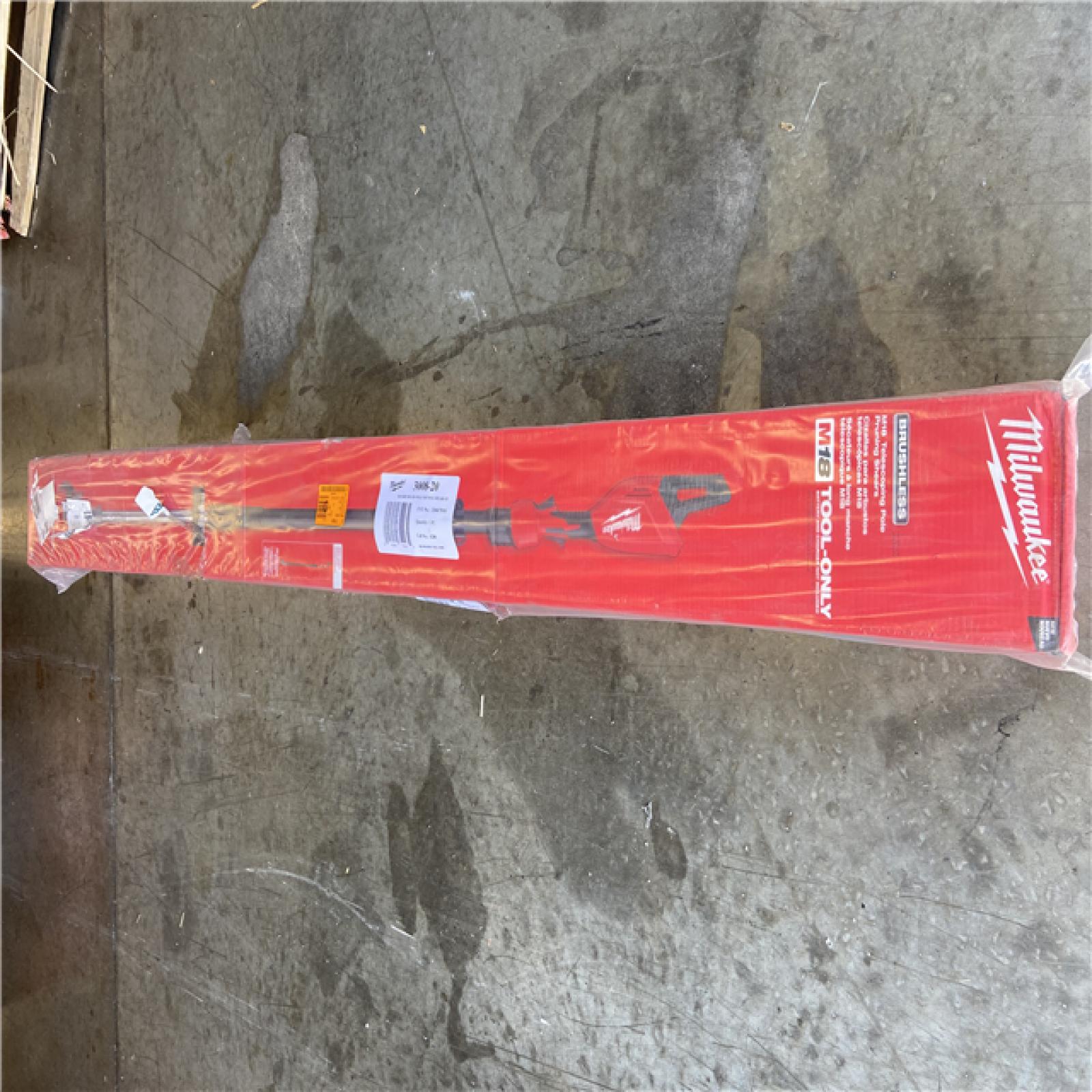 NEW! - Milwaukee M18 Brushless 18-Volt Lithium-Ion Cordless Telescoping Pole Pruning Shears Saw (Tool-Only)