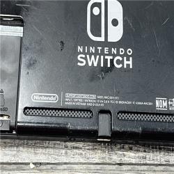 AS-IS Nintendo Switch with Neon Blue and Neon Red Joy-Con